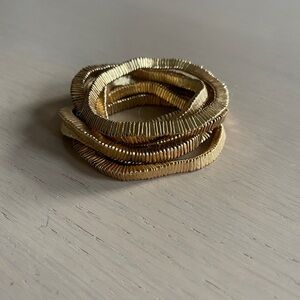 Zara Gold Stretch Bracelet Set of 7